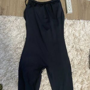 One piece activewear jumpsuit high neck